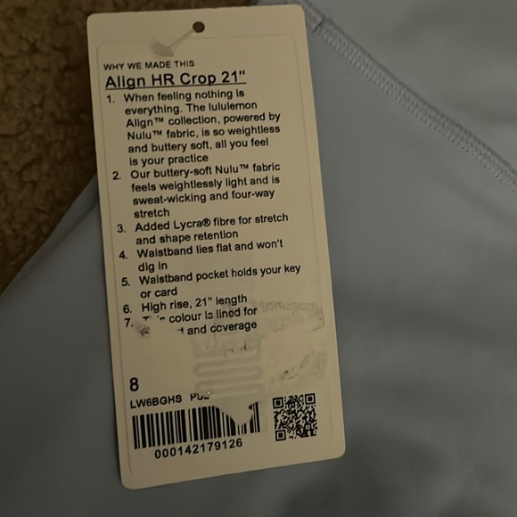 Align HR Crop 21” Lululemon Leggings - Picture 5 of 6